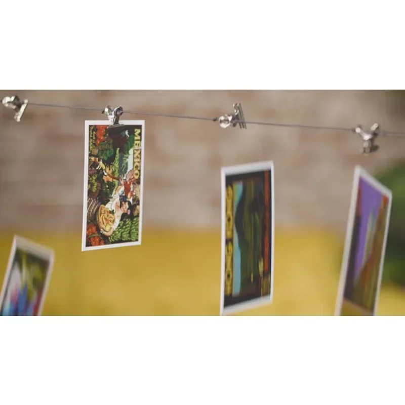 Schwerkraft-Clips, Zaubertricks, Gedankenlesen mit einem visuellen Höhepunkt, Kartenvorhersage, Magia, Nahaufnahme, Straßenillusionen, Gimmicks, Mentalismus Image