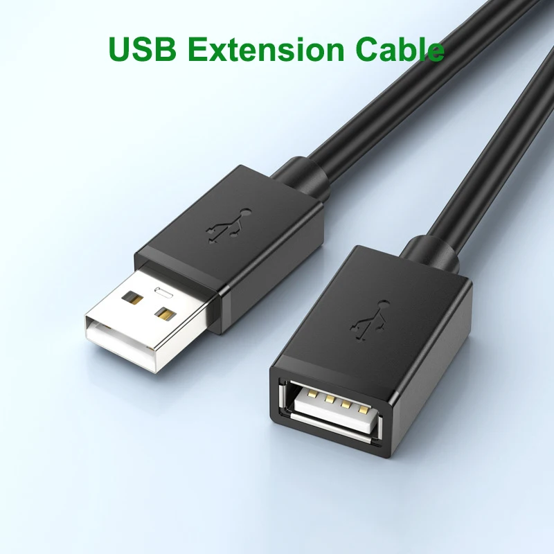 2.0 USB-Verlängerungskabel, 5 m, 10 m, 3 m, 2 m, 1 m, 50 cm, 8 m, Stecker auf Buchse, für Laptop, PC, Smart TV, U-Disk-Extender, Extensor, USB-Kabel, 480 Mbit/s