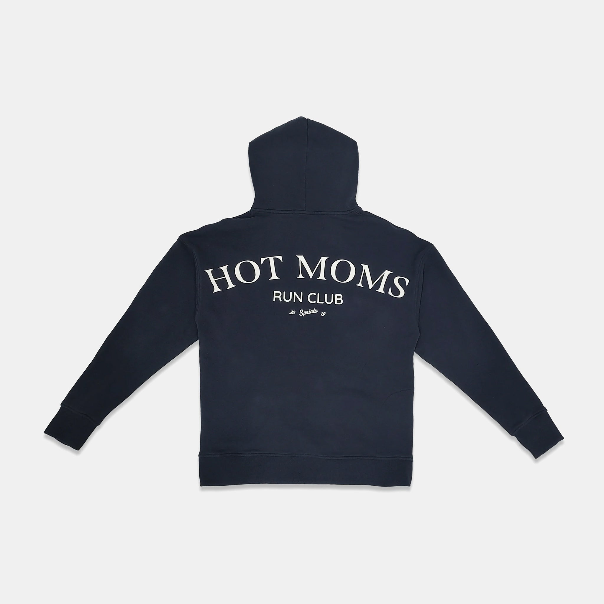 Sprints Run Club Hoodie Unisex Running Apparel Hot Moms (Navy)