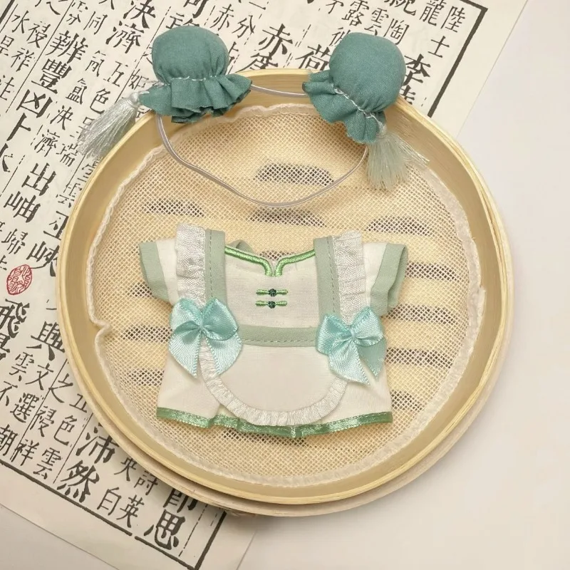 10CM Puppe Kleidung Chinesischen Stil Hanfu Auspicious Wolke Muster Alte Kostüm Kleidung Für Idol Puppen Zubehör Spielzeug