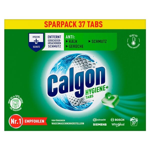 Calgon Waschmaschinenreiniger »HYGIENE+ Tabs« 37 Tabs Image