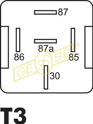GEBE Relais, Arbeitsstrom 12V 9 9490 1 Image