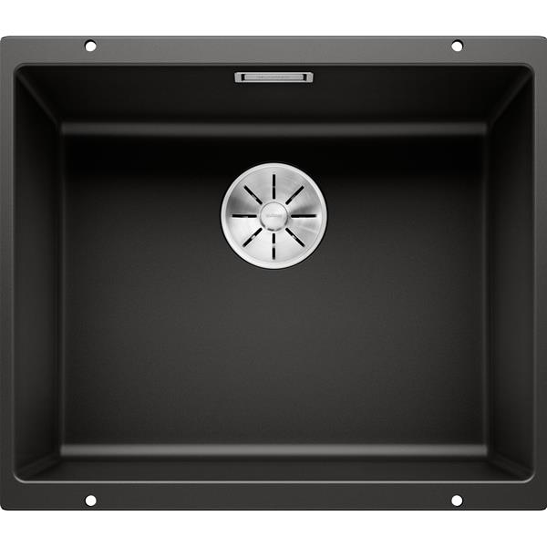 BLANCO SUBLINE 500-U Einbauspüle SILGRANIT schwarz ab 60 cm Image