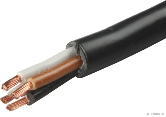 HERTH+BUSS ELPARTS Elektroleitung 51275648000 schwarz 9,1mm Image