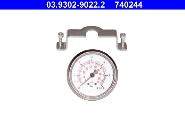ATE Manometer, Füll-/Entlüftungsgerät (Bremshydraulik) 03.9302-9022.2 Image