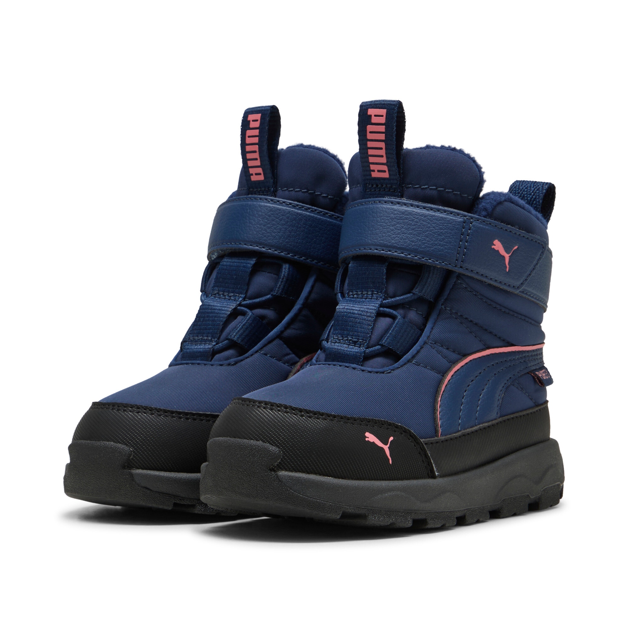 Winterboots PUMA "EVOLVE BOOT PURETEX AC+INF", Kinder, Gr. 22, persian blau, pinkscape, Textil, Schuhe Winterboots, Snowboots, Winterstiefel, Winterschuhe, für Kinder, wasserdicht