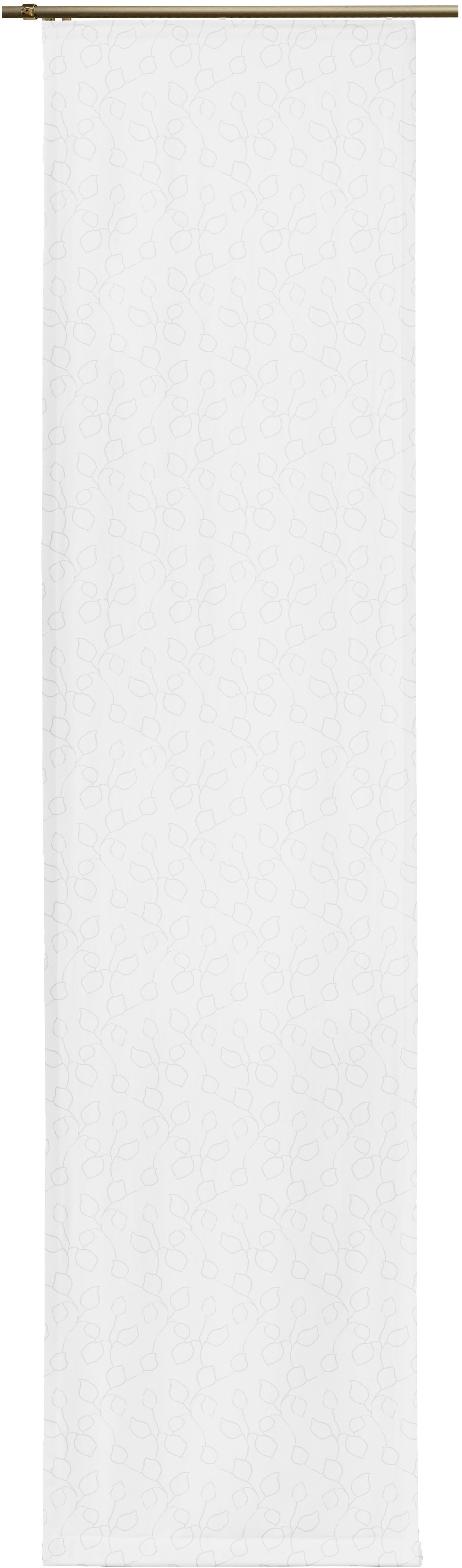 Schiebegardine WIRTH "Westport" Gr. 2, weiß, B:60cm H:175cm, Jacquard, Polyester, Gardinen Image