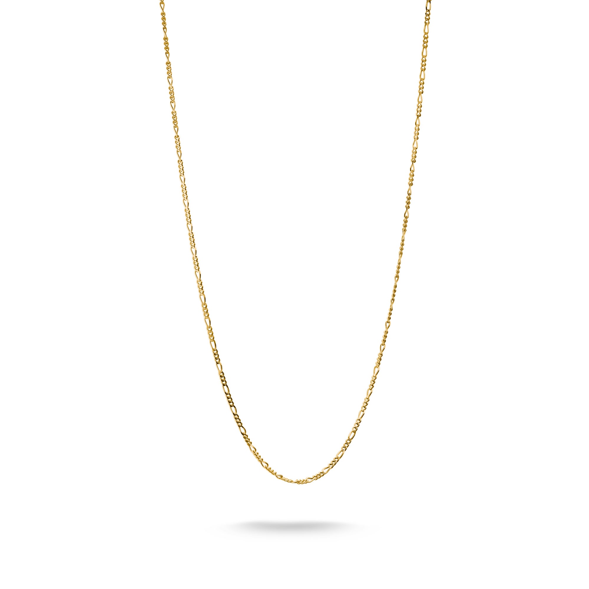 Collierkettchen THOMAS SABO "Figarokettengliederung, KE2329-001-21-L45v, KE2329-413-39-L45v" Gr. 45, gold (gelbgoldfarben), Halsketten, Damen, 45, Silber 925 (recycelt) Image