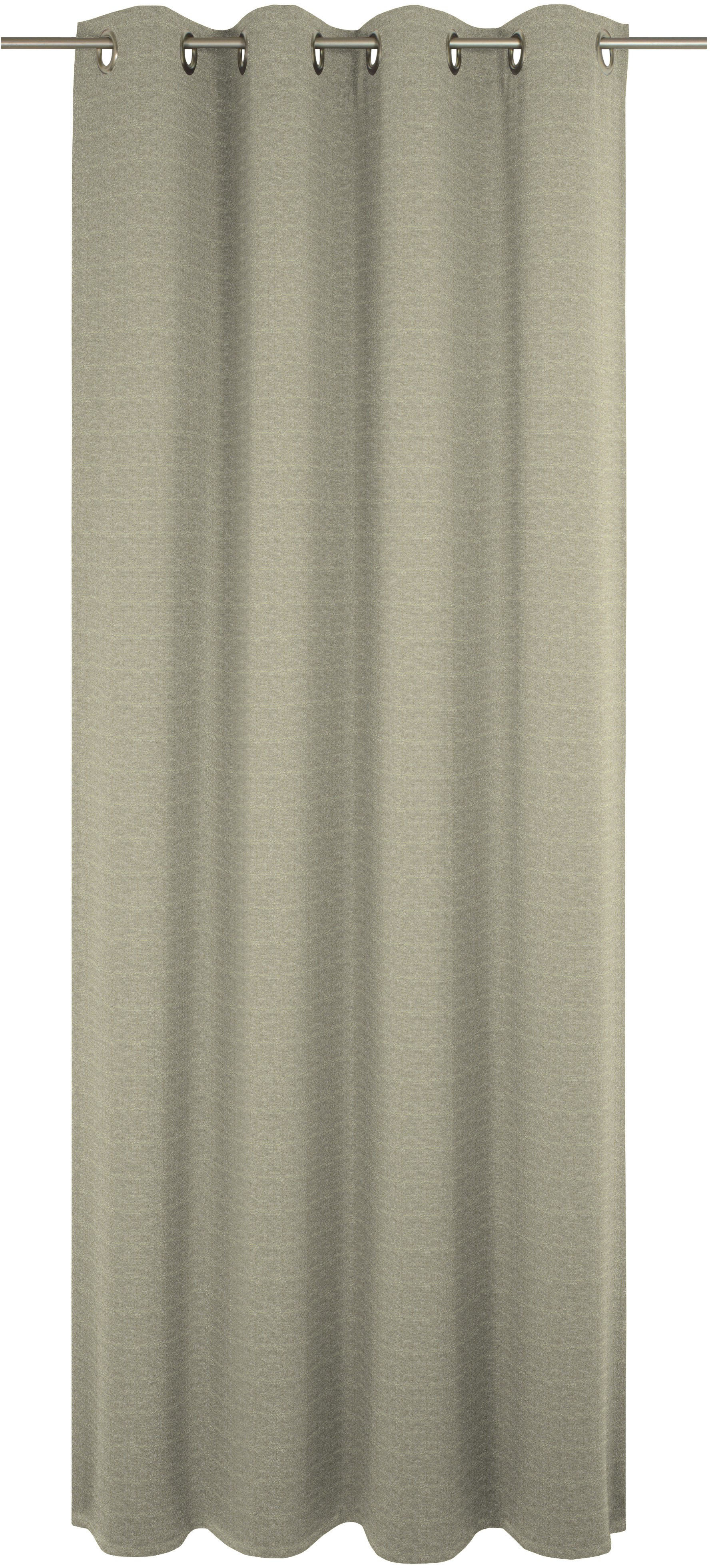 Vorhang WIRTH "Torbole", grün (lindgrün), B:132cm H:305cm, Baumwolle, Polyester, Gardinen, nach Maß Image