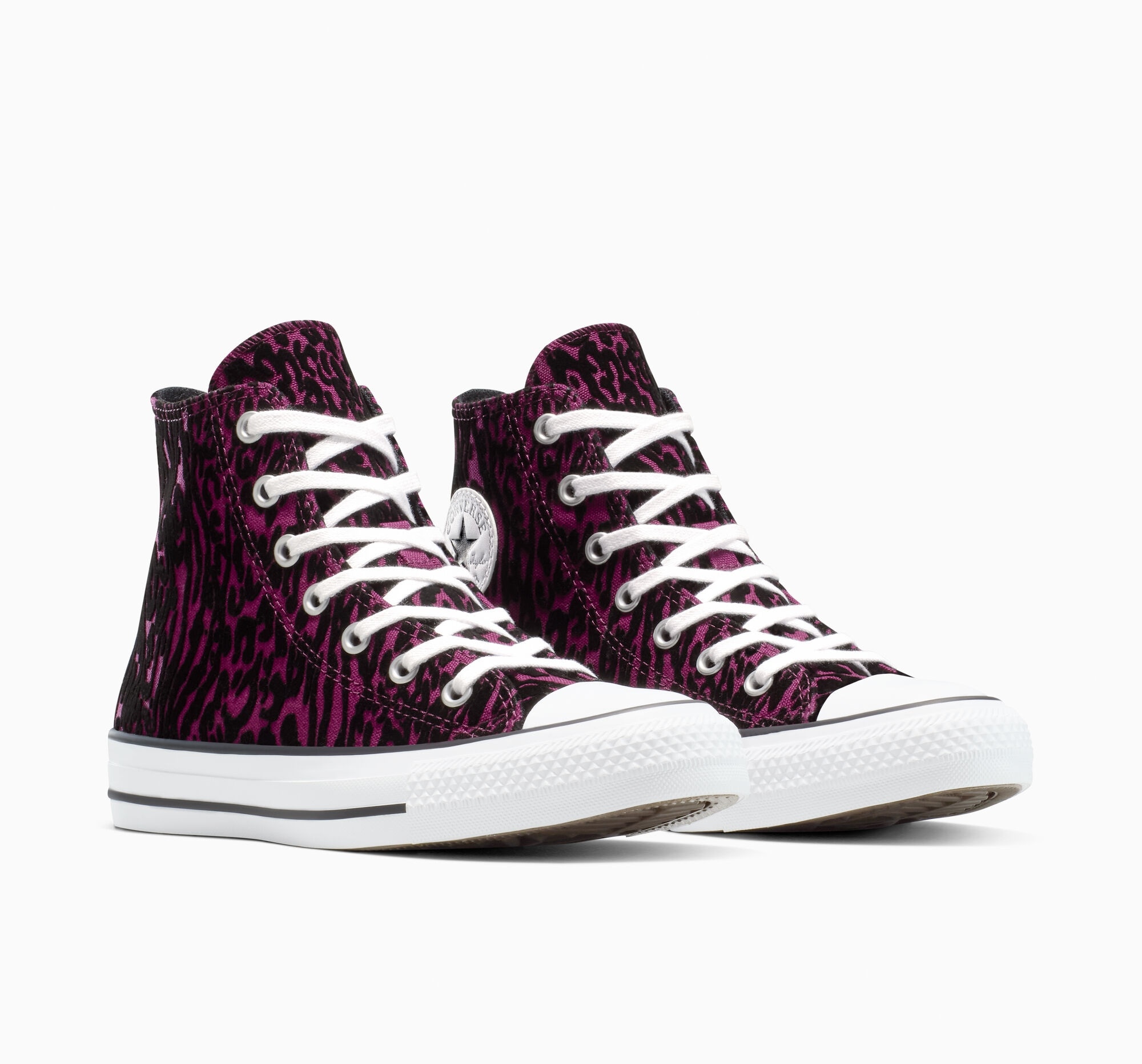 Sneaker CONVERSE "CHUCK TAYLOR ALL STAR", Gr. 38, frozen acai, weiß, schwarz, Textil, Schuhe Image