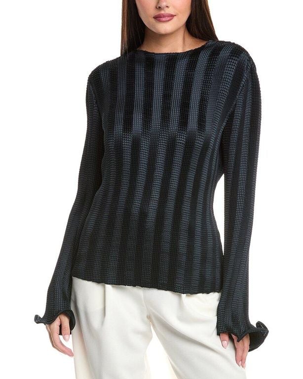 Carys Mock Neck Top - Black - Jonathan Simkhai Tops