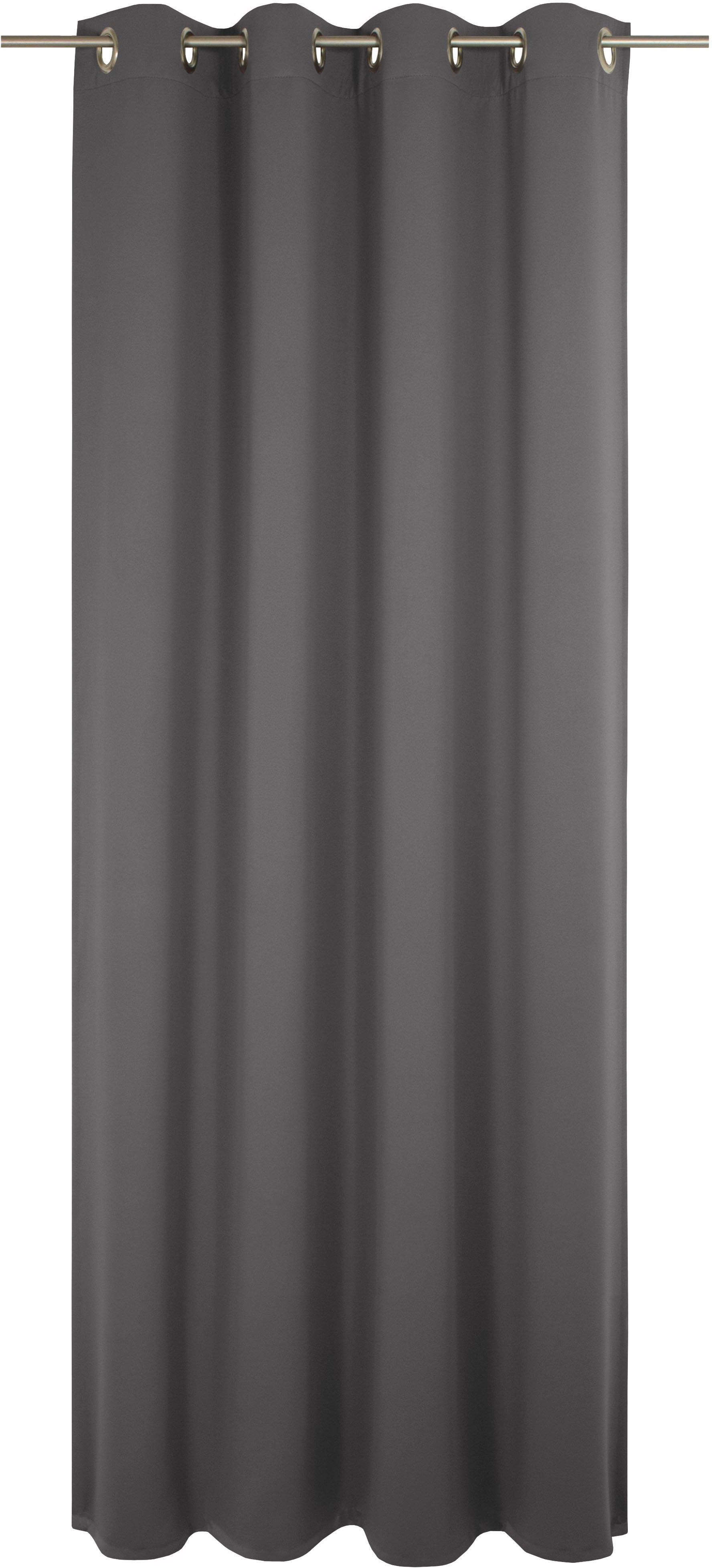 Vorhang WIRTH "Newbury", grau, B:130cm H:305cm, Baumwolle, Polyester, Gardinen, nach Maß Image