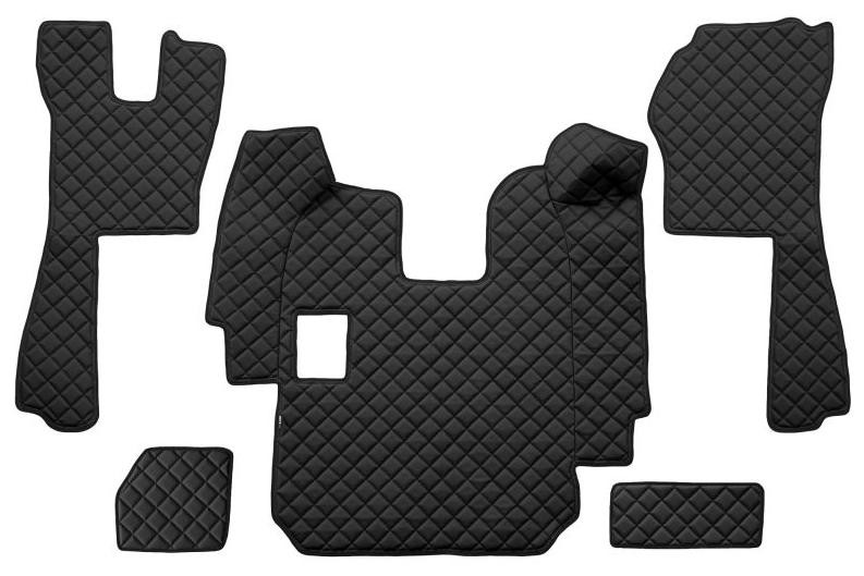 F-CORE Fußmattensatz SCANIA FL11 BLACK Autofußmatten Image