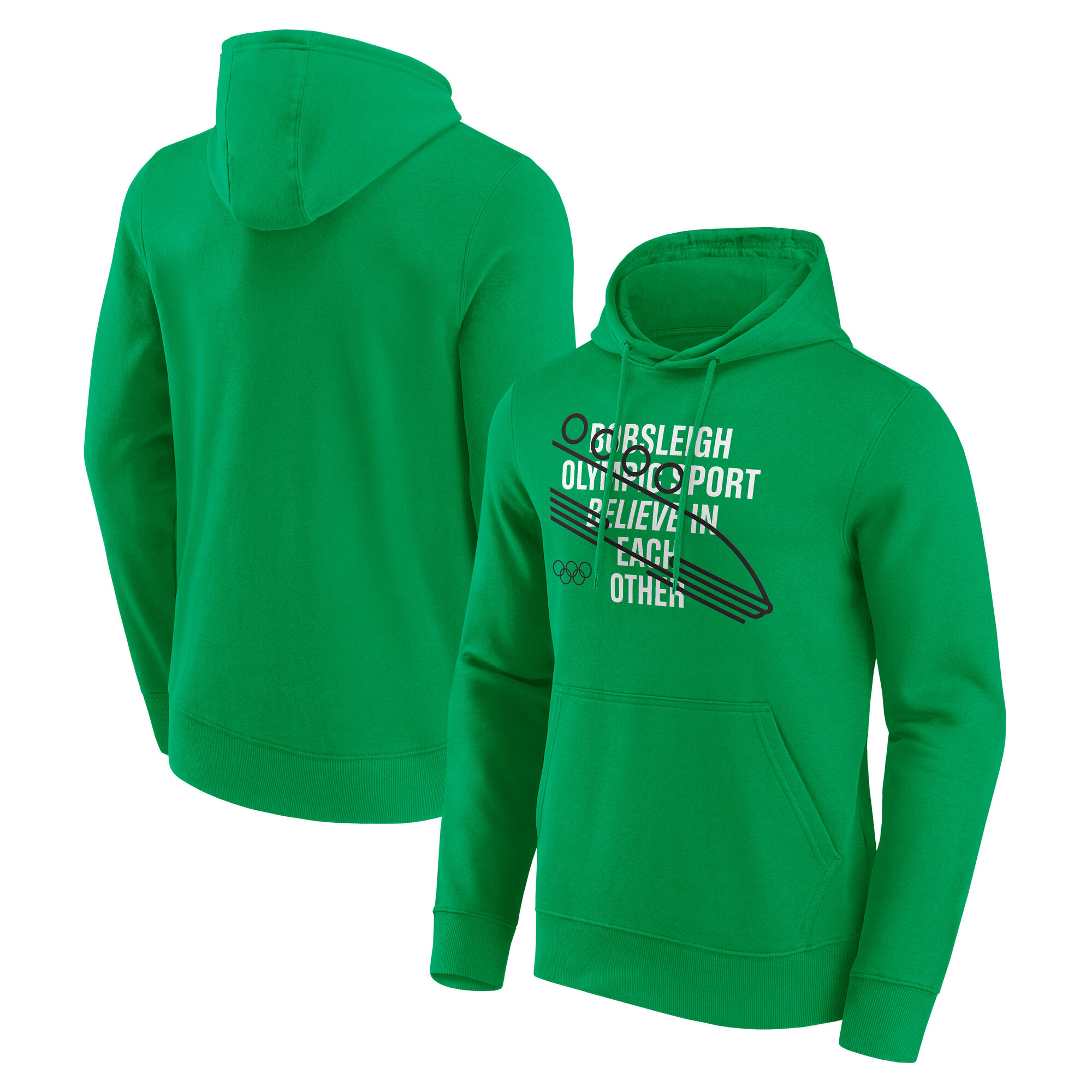 "The Olympic Collection Bob Grafik Hoodie – Grün – Unisex" Image