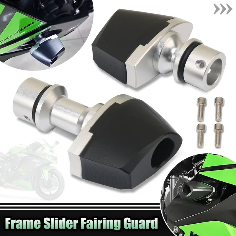 Motorrad Fallende Schutz Rahmen Slider Verkleidung Schutz Crash Pad Schutz Für ZX-4RR ZX4RR NINJA ZX-4R ZX4R 2023 2024 Image