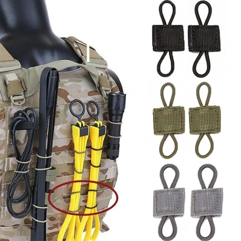 5/10 Pcs Antenne Bindung Schnalle Taktische Molle Sling Adapter Schnalle Outdoor PTT Festen Riemen Jagd Rucksack Weste Zubehör Image