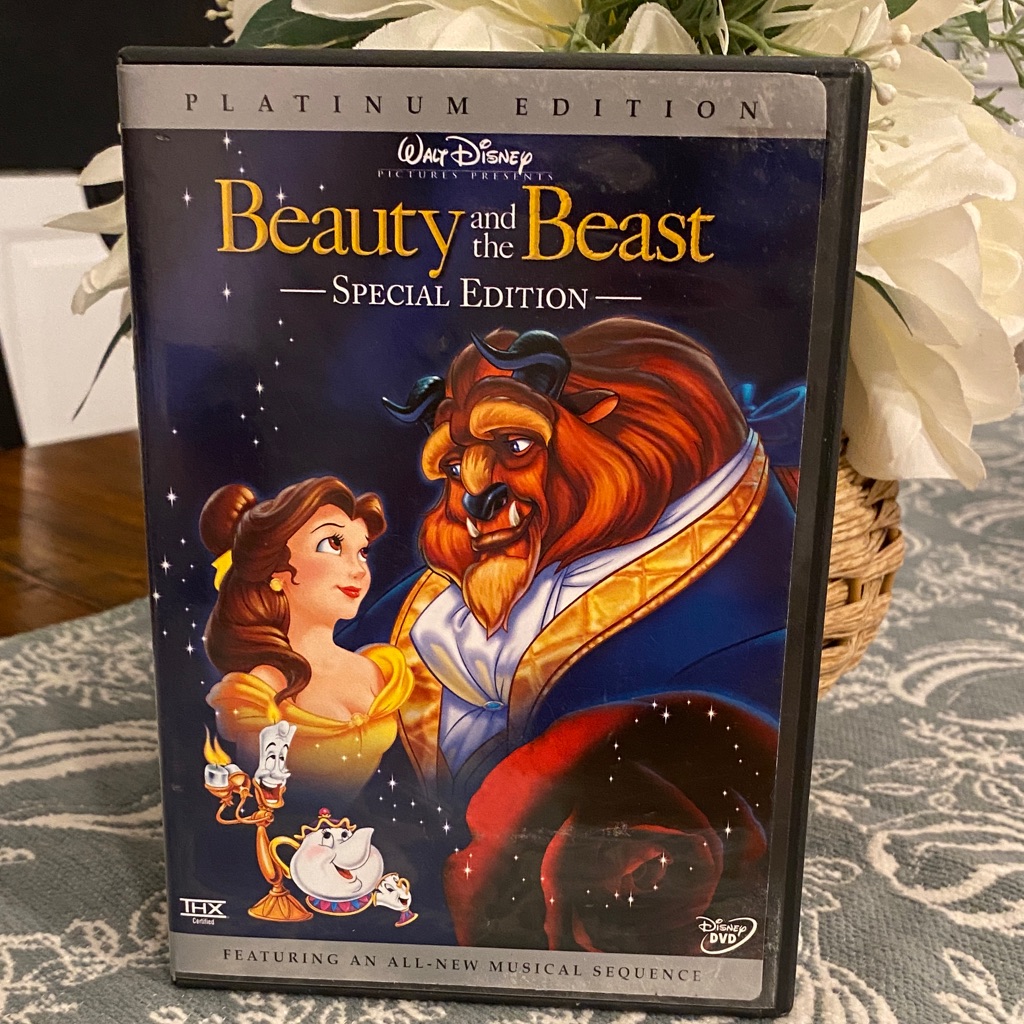 Disney Video Games & Consoles | Disney Beauty And The Beast Platinum Edition Dvd | Color: Blue/Red | Size: Os