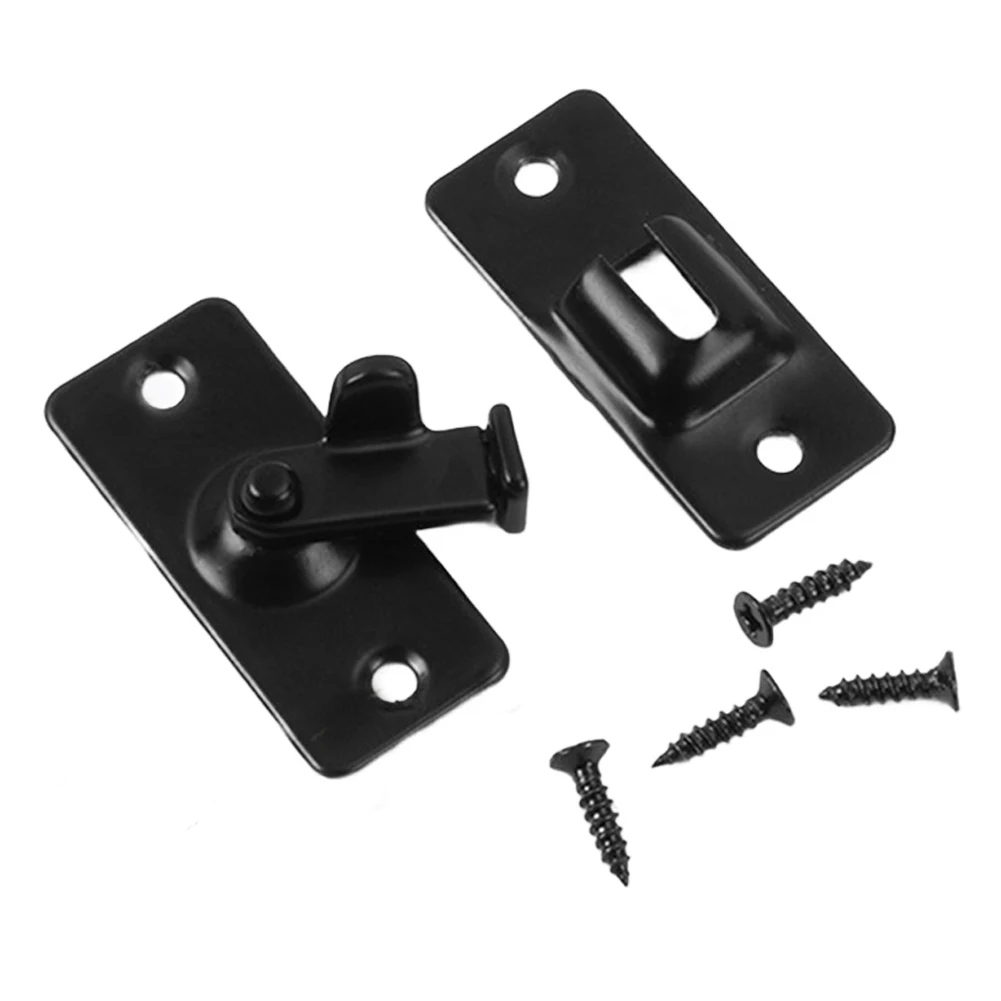 Für Schiebetüren Haushaltssicherheit Schiebetürschloss Heimwerker 90-Grad-Türriegel für Schiebetüren Türriegel Image