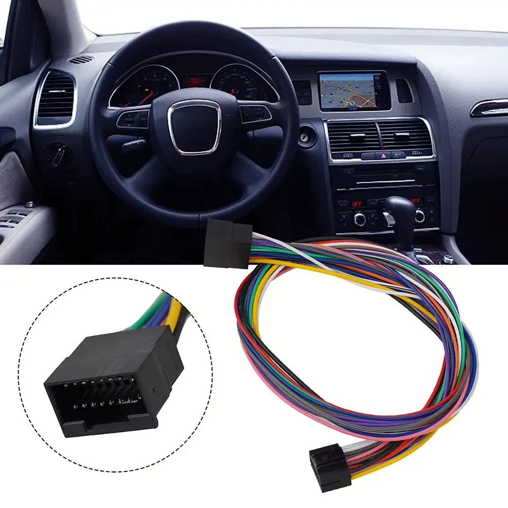 1 Pcs 16Pin Auto Stereo Radio ISO Kabelbaum Verlängerung 40 cm Kabel Für Android Player Auto Draht Kabel Adapter zubehör Image