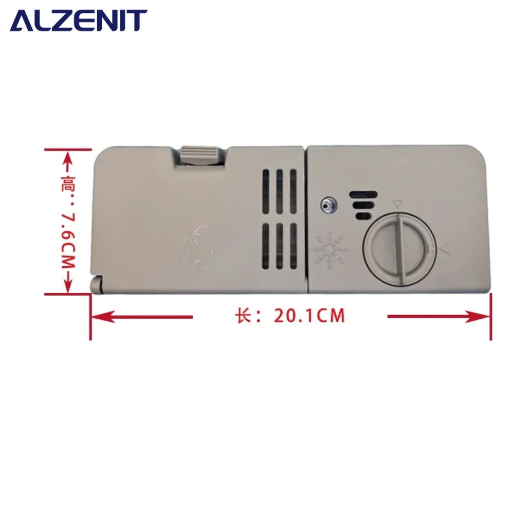 Nouveau pour distributeur de lave-vaisselle Midea 17476000007435 Pièces de lave-vaisselle de boîte de poudre de vaisselle de 220-240V 50/60Hz