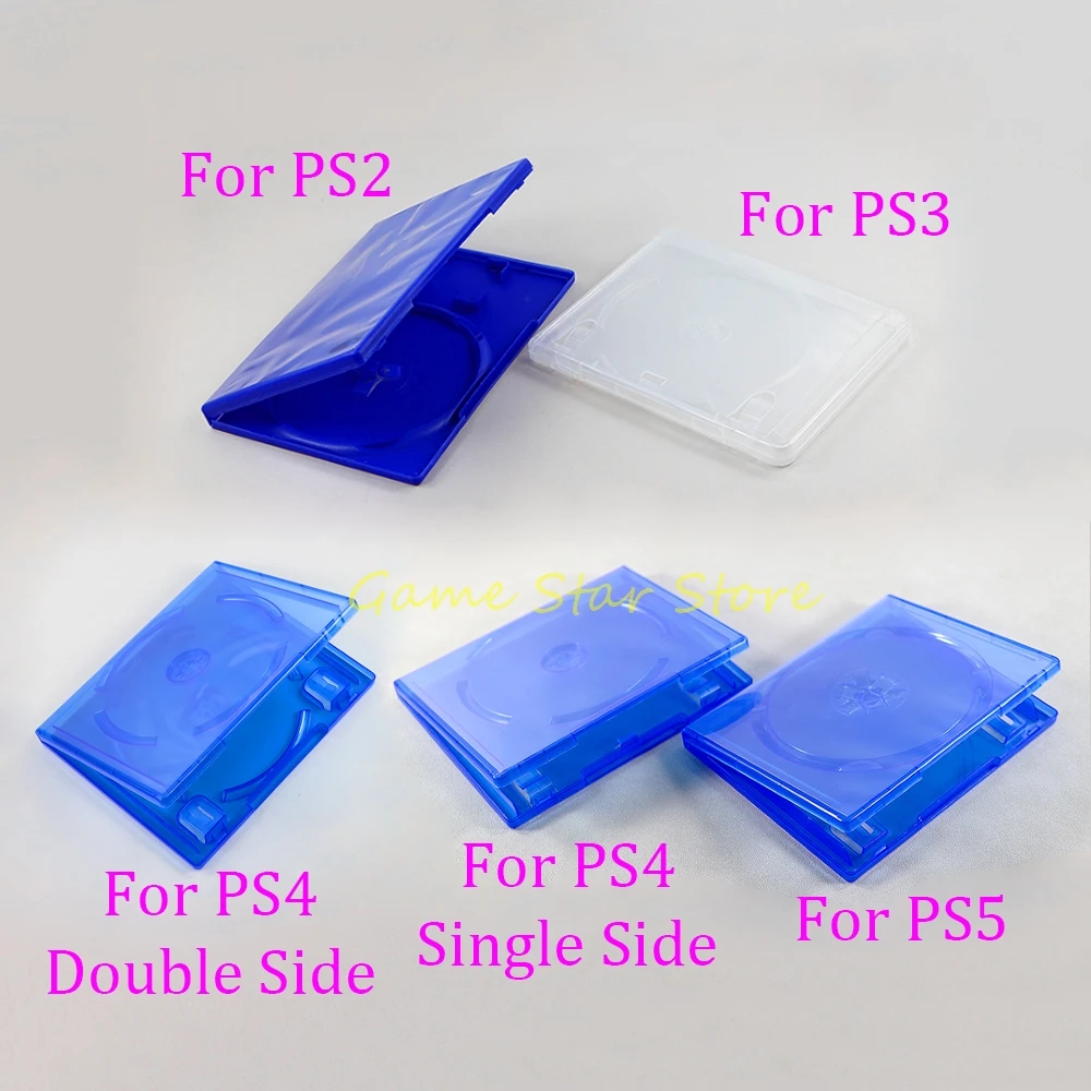 1pc Für PayStation PS4 PS5 CD DVD Discs Lagerung Box Spiel Disk Schutzhülle Für PS2 PS3