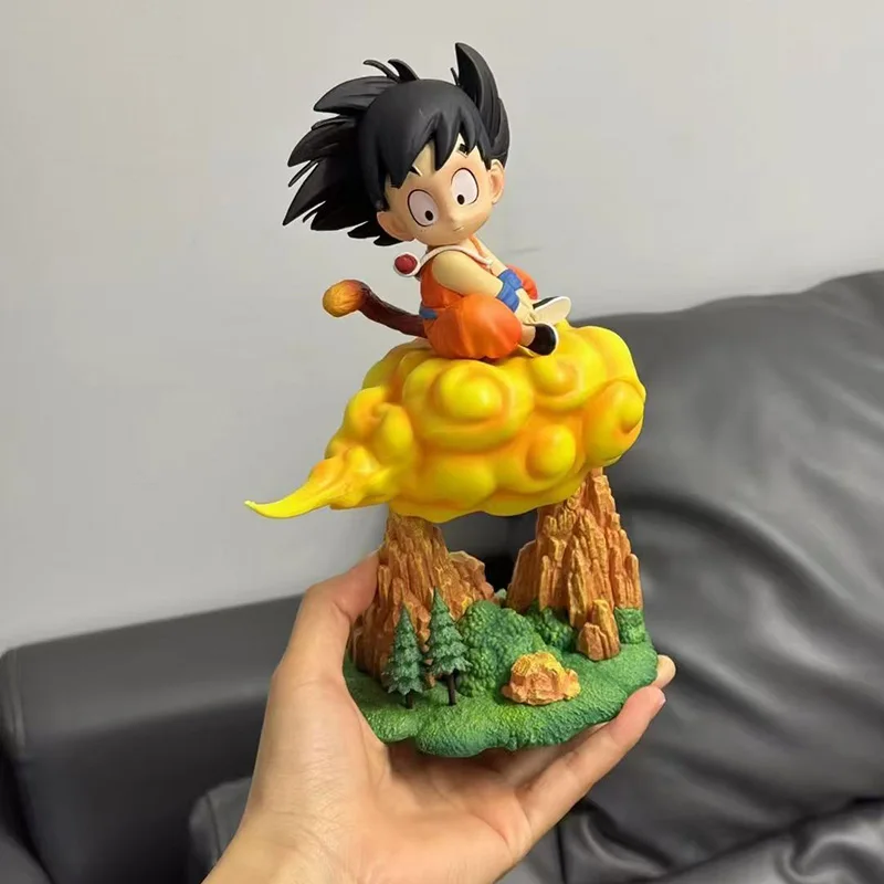 21 cm/8,27 zoll Dragon Ball Z Kintoun Goku Figur Kid Goku Pvc Action-figuren Sammlung Dekorieren Modell Spielzeug kinder Weihnachten Geschenke Image