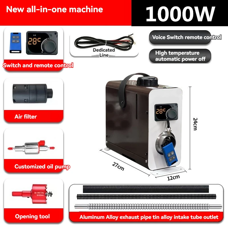 Mini Van Standheizung Dieselheizung Elektrofahrzeug Dieselheizung Integrierte Maschine Image