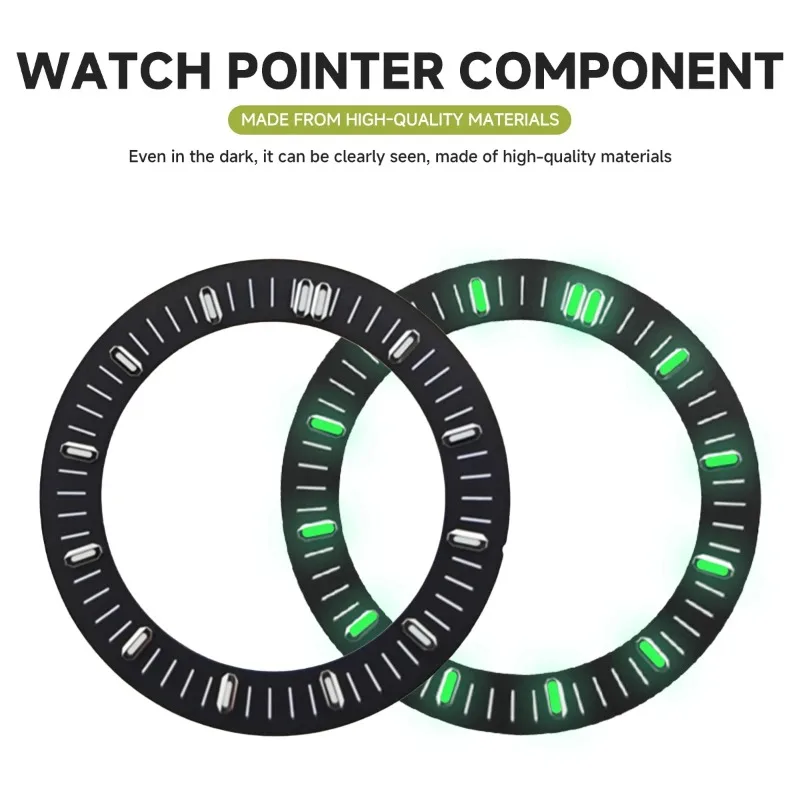 31-mm-Zifferblatt für NH70 NH35 NH36-Uhrwerk, grün leuchtendes Zifferblatt, weiß/Armeegrün/rose/blau/gold/schwarz/graue Zifferblätter