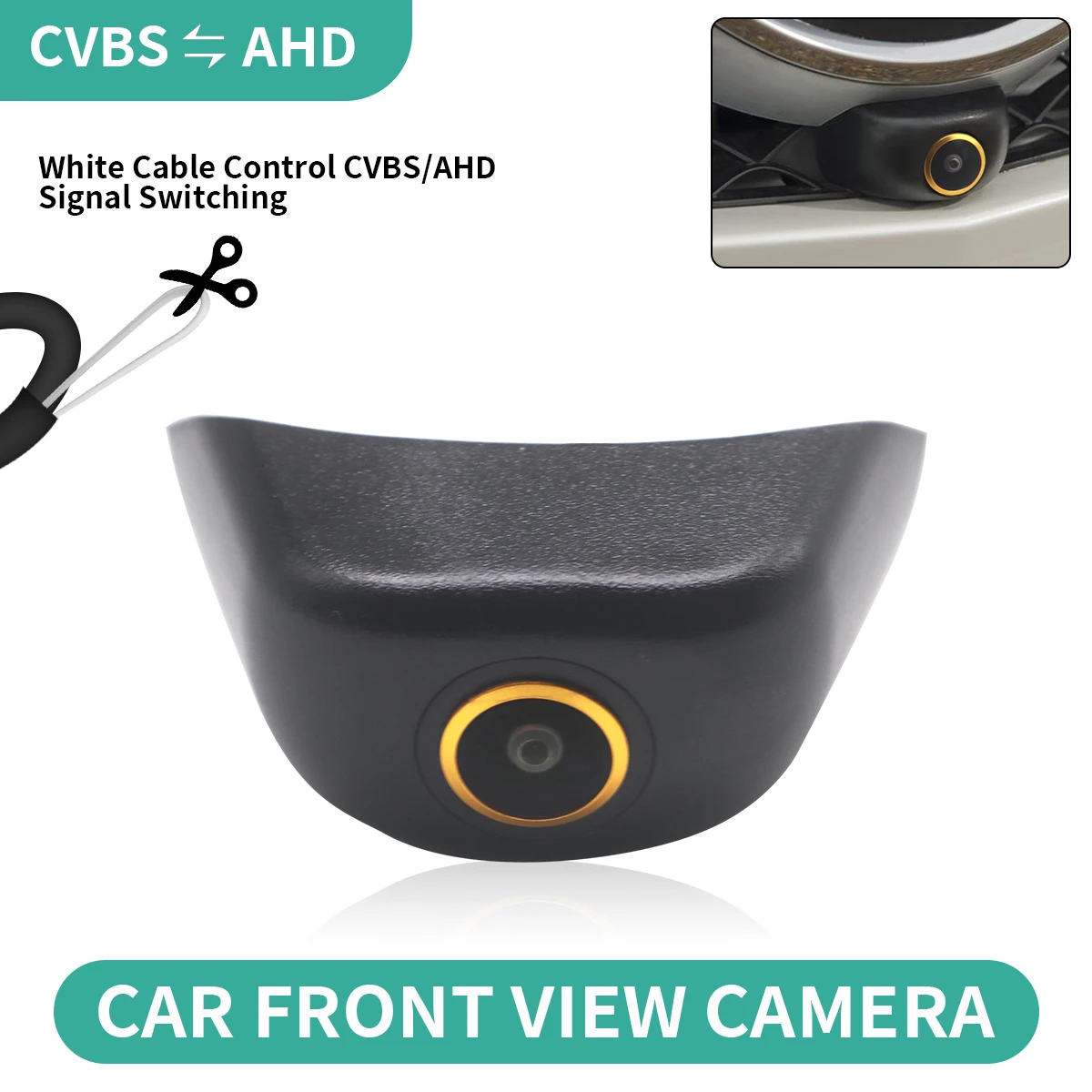 CCD AHD Auto Vorderansicht Kamera Für Mercedes Benz A B X Klasse W176 W177 W246 W247 W470 Nachtsicht vorderansicht Grille Kamera Image