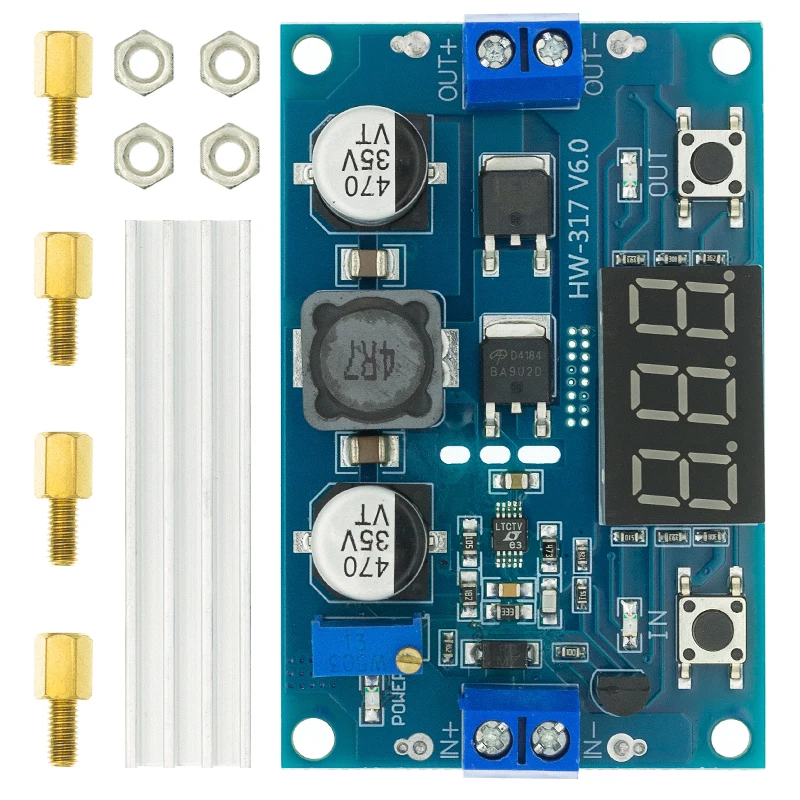 100 W LTC1871 DC DC-DC 3 ~ 35 V auf 3,5 ~ 35 V Booster Step-up Step-up Modul Konverter geregelte Stromversorgung VoltMeter Image