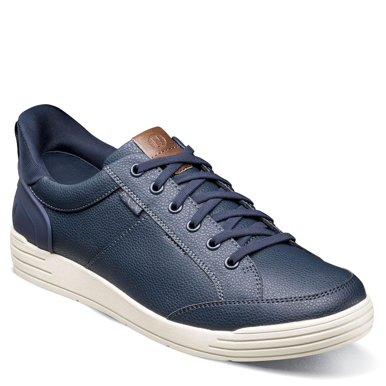 Nunn Bush Kore City Walk EZ Moc Toe Lace to Toe Oxford - Mens 11 Navy Oxford W