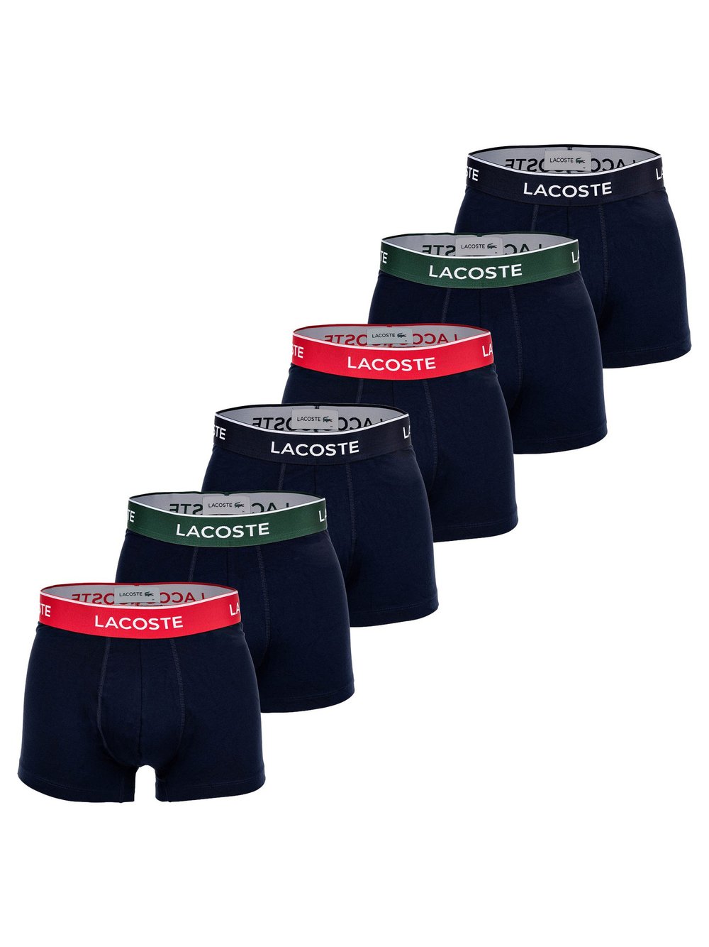 Lacoste Boxershort 6er Pack Herren mehrfarbig, S Image