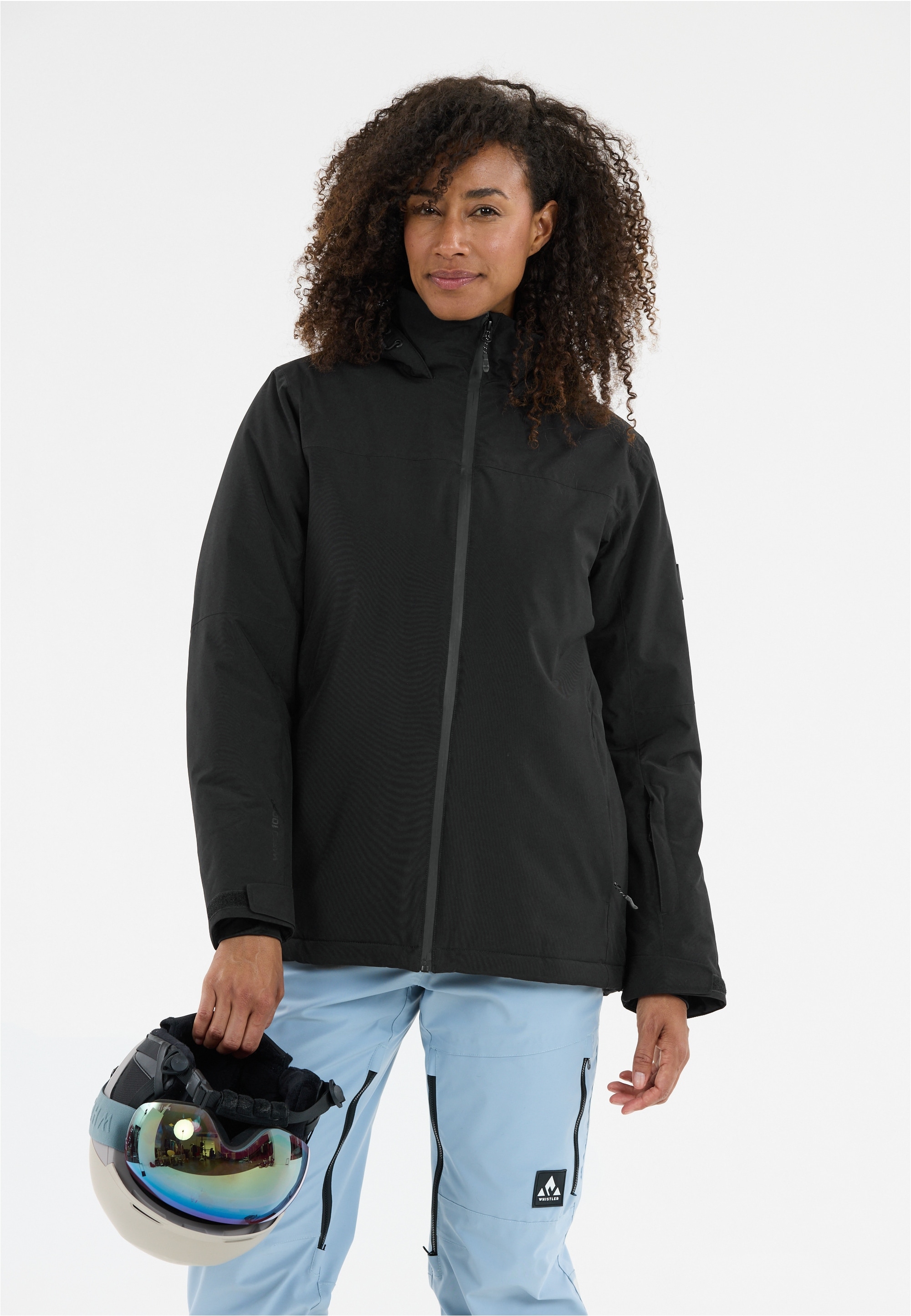 Skijacke WHISTLER "Montill", Damen, Gr. 44, schwarz, 100% Polyester, mehrfarbig, normal, ohne Ausschnitt, Jacken, mit wasserdichter Membran Image