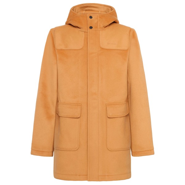 KnowledgeCotton Apparel - Felted Wool Duffle Coat - Wolljacke Gr M orange