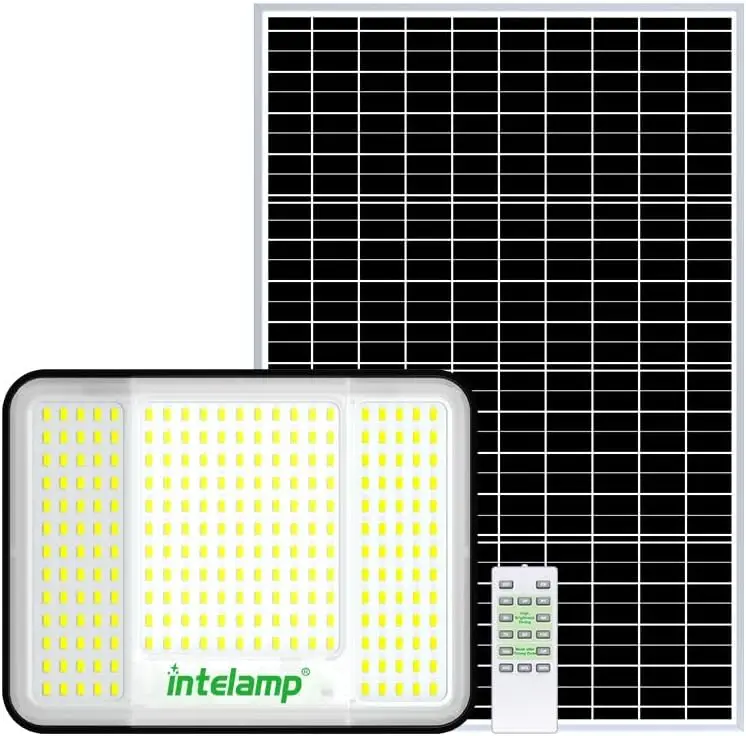 1300LM haute puissance lumière solaire lampe solaire extérieure lumière du soleil capteur de mouvement lumière télécommande étanche rue mur cour lampe