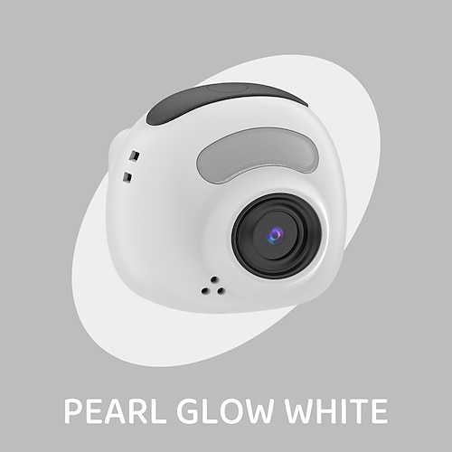 Tragbare Mini-Sportkamera mit HD 1080p und Trageband, geeignet für Outdoor-Radsportfotografie und Videoaufnahmen mit Daumen, mit 1/4-Zoll-Schraubenloch an der Unterseite zur Montage verschiedener