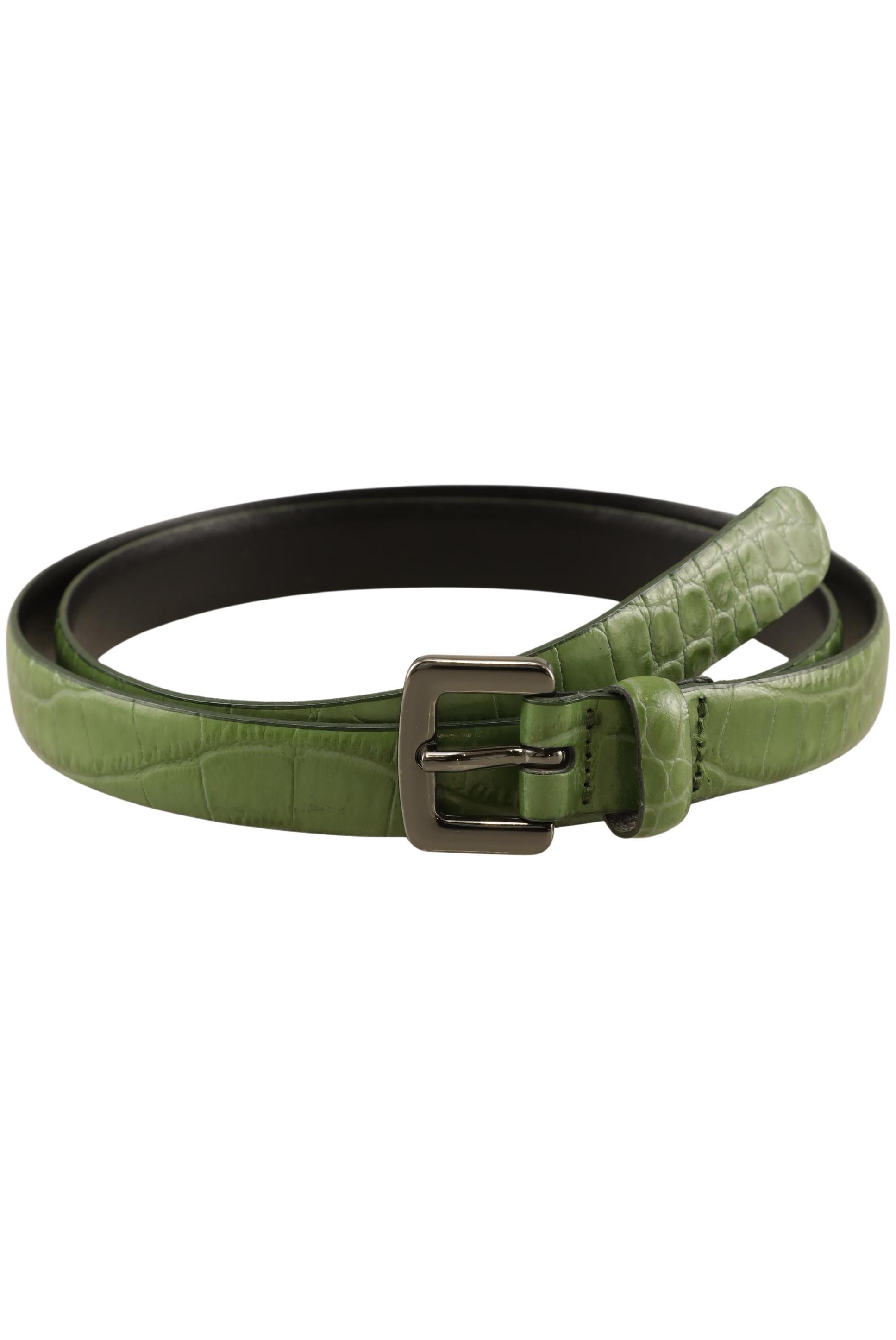 Massimo Dutti Damen Gürtel, Gr. 75, grün, kein Etikett Image