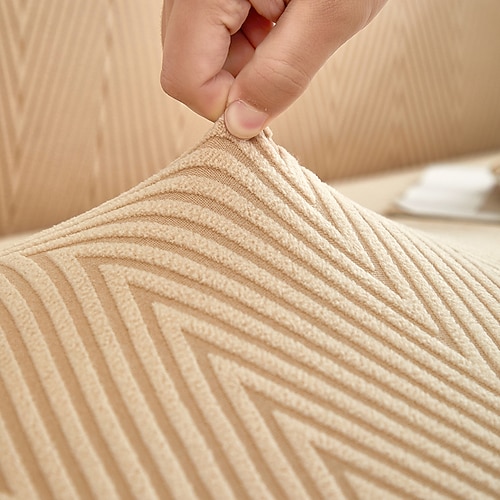 Elastischer Sofabezug aus Jacquard-Stoff, Stretch-Couchbezug, L-förmige Sofa-Schonbezug, Eckbezug für Wohnzimmer, 1/2/3/4-Sitzer Image