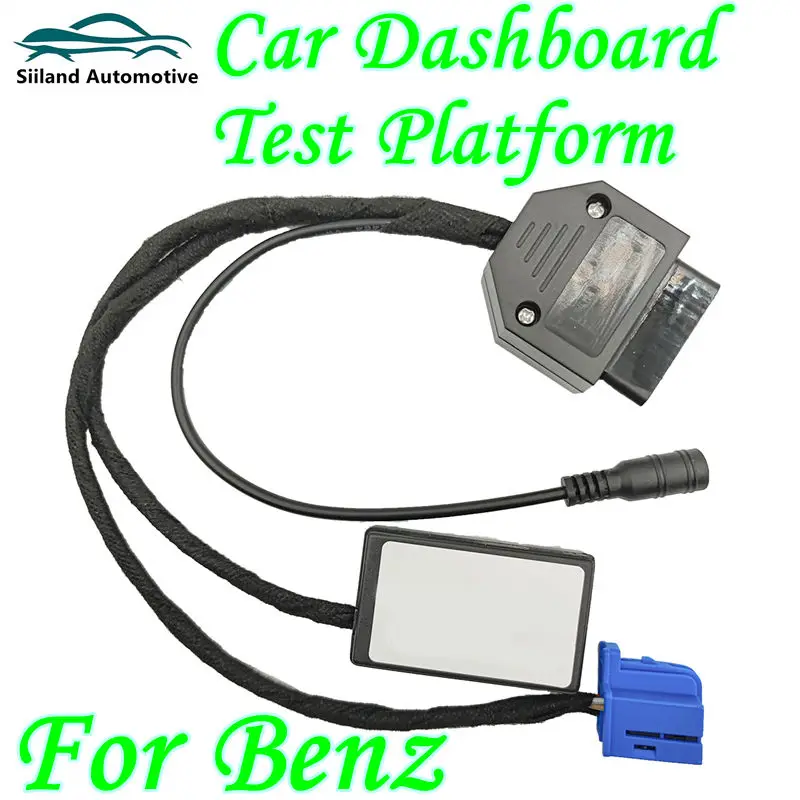 Neueste Auto Dashboard Test Plattform Kabel Für Mercedes-Benz W205 W213 W253 W164 Volle LCD Instrument Panel Simulation Start test Image
