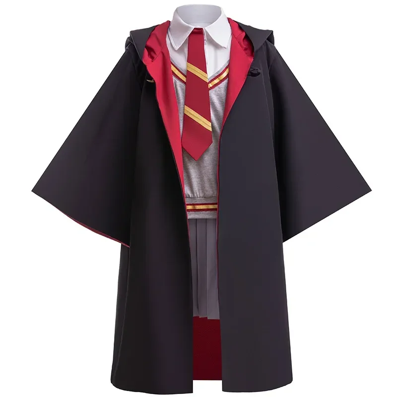 RT01 Halloween Natale Top Gonna Mantello 3 pezzi Neonate Costume Cosplay Carnevale Hermione Bambino Abbigliamento per bambini Bambini V & Gf1