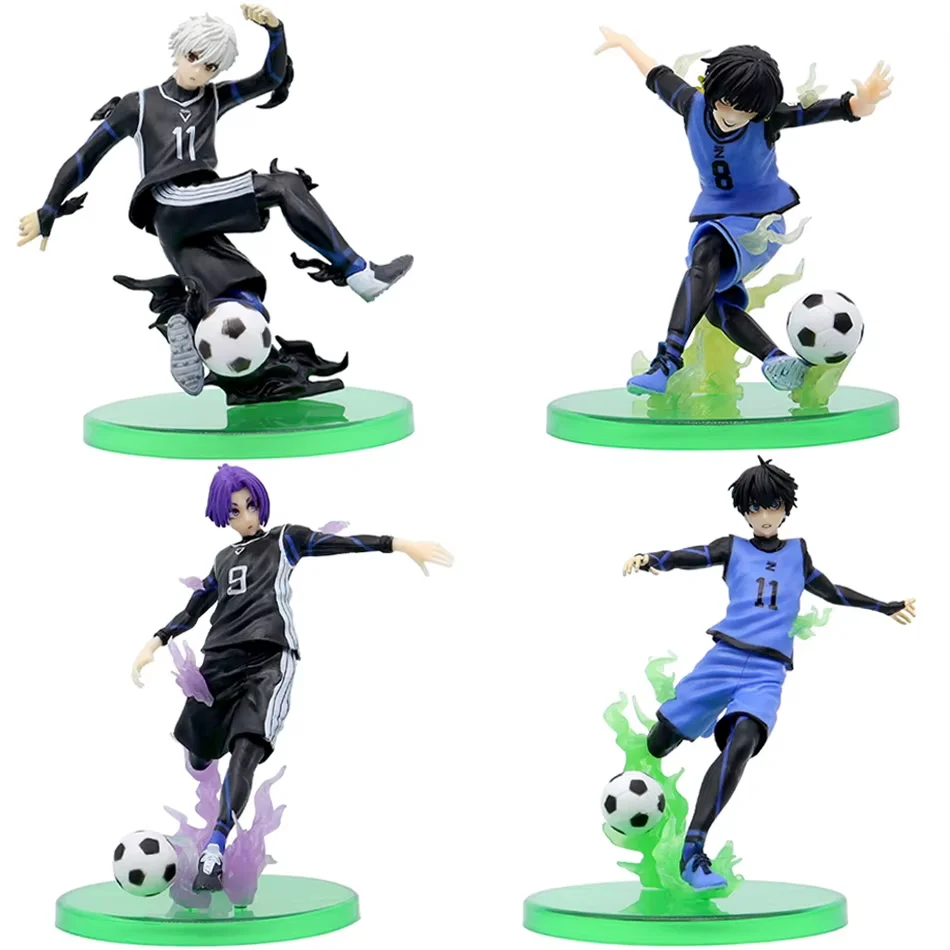 Anime Blue Prison Character Figurine Soccer Boy Makoto Nagi Figurine PVC Model Desktop Ornament Figurine Decoration Gift