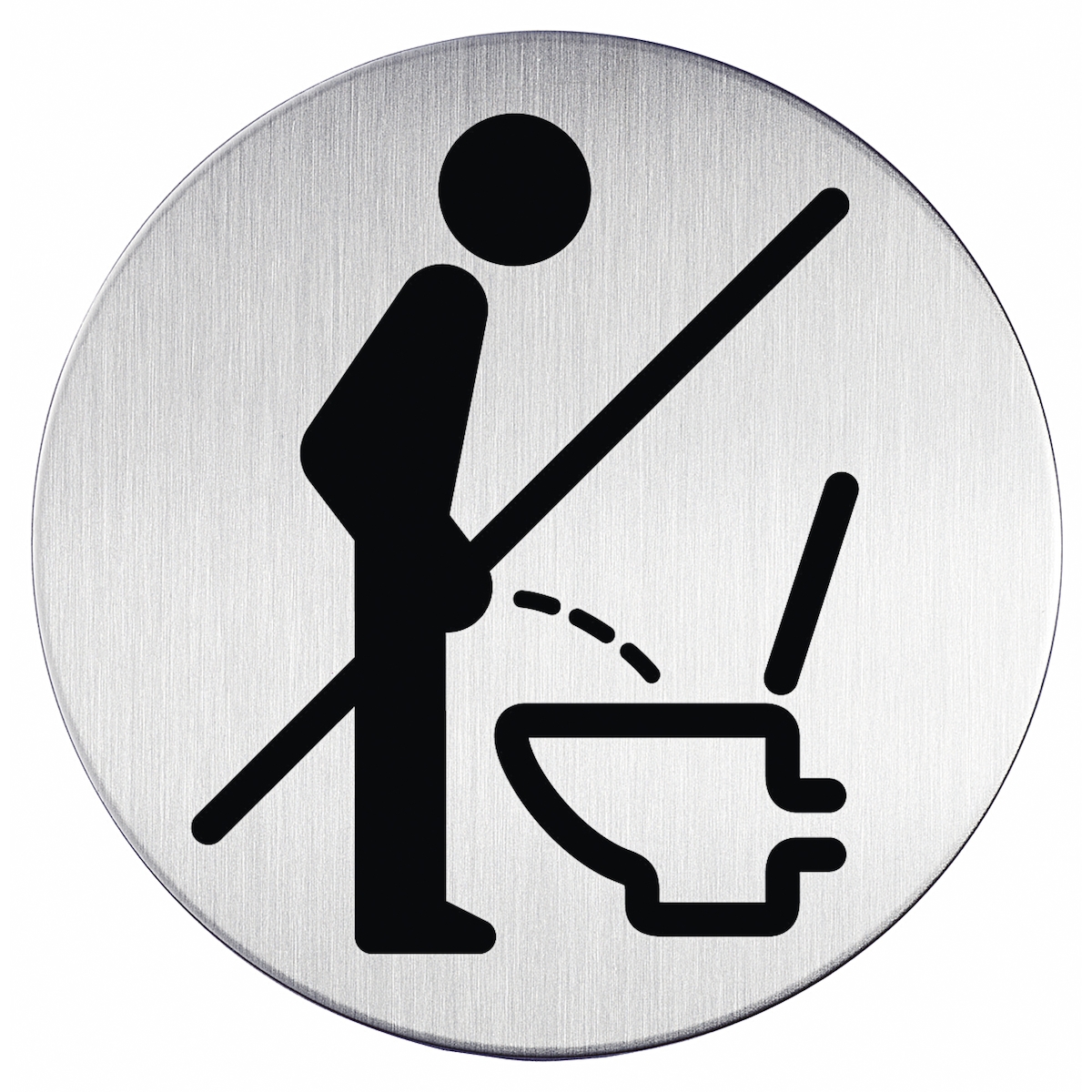 Durable Piktogramm Bitte setzen si 83mm aus Aluminium Image