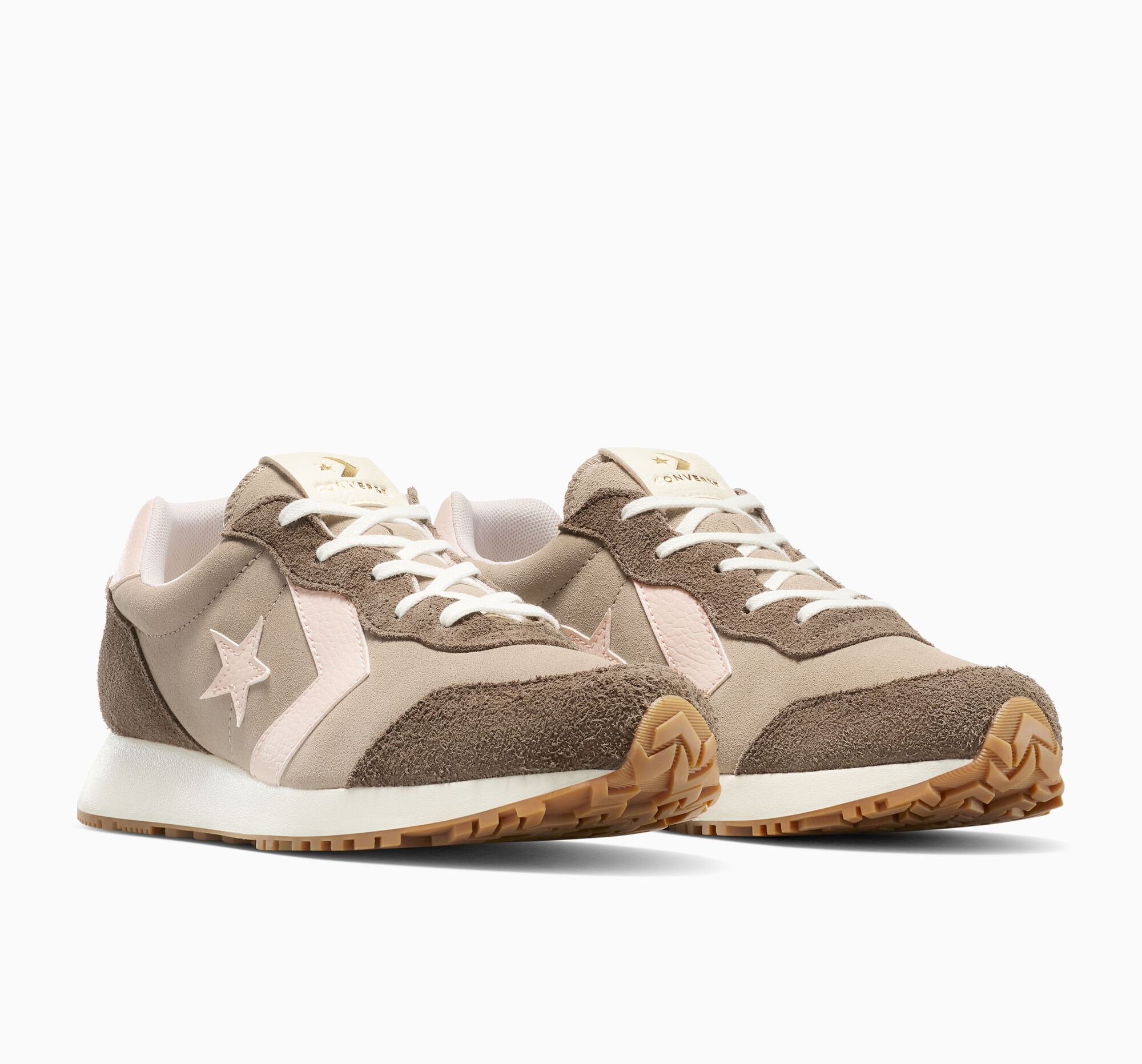 Sneaker CONVERSE "CONVERSE OMEGA TRAINER", Gr. 41, vintage cargo, shy flamingo, grounded, Textil, Schuhe Image