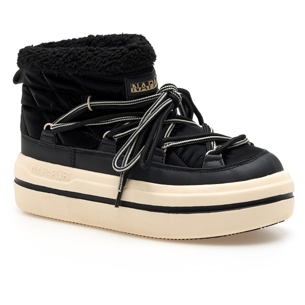 Napapijri - Women's Mid Boot Glacier - Winterschuhe US 7,5 | EU 38 schwarz/beige