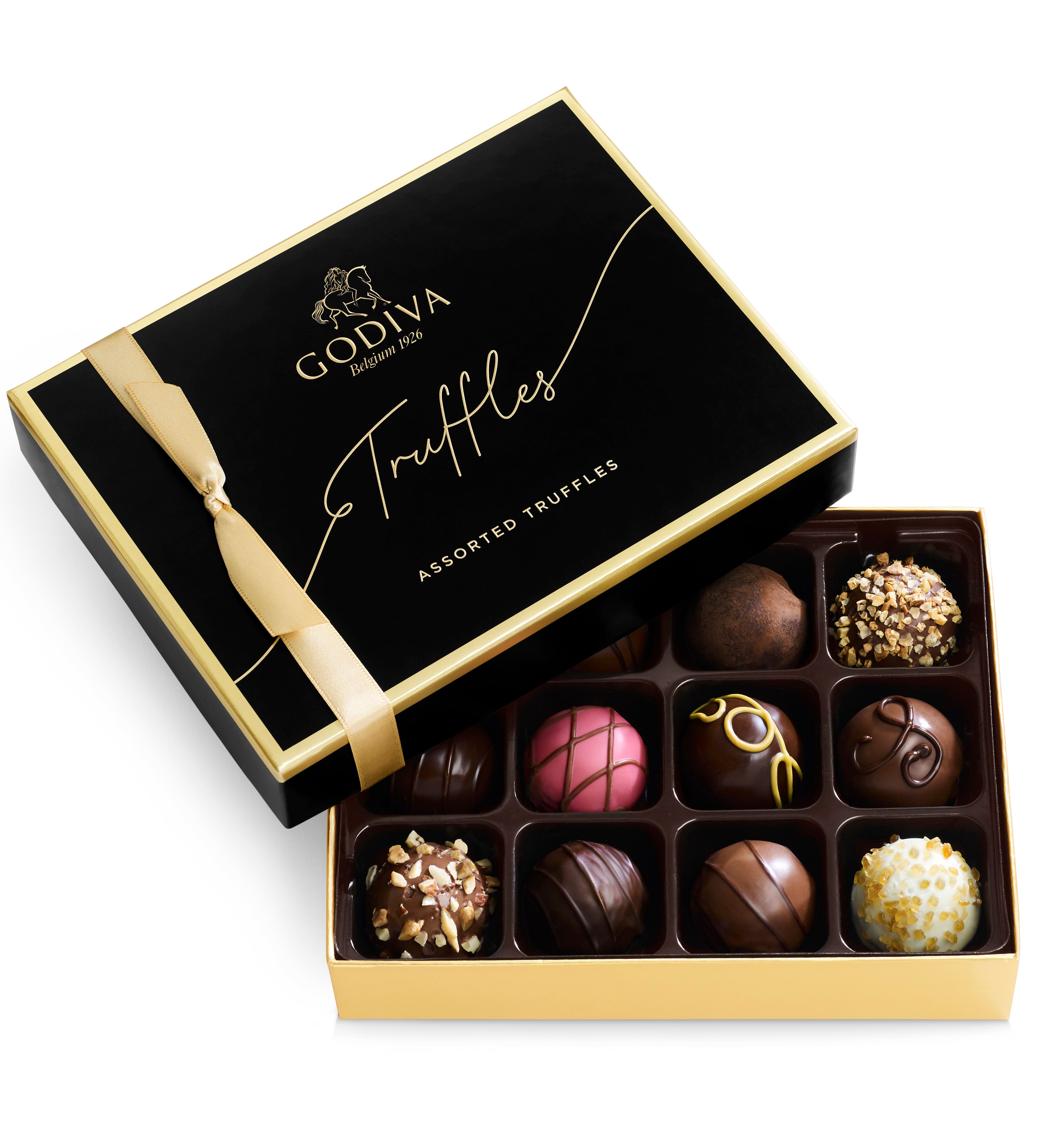 Godiva Signature Truffles Box - 12 Piece, Cho Colate, Chocolates & Sweets by Simply Chocolate