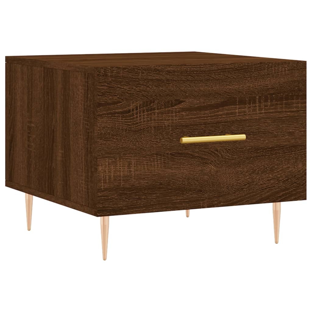 vidaXL Couchtisch Braun Eichen-Optik 50x50x40 cm Holzwerkstoff Image