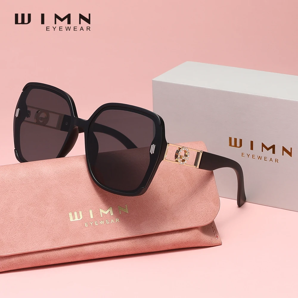 Übergroße Vintage-Sonnenbrille für Damen, quadratischer Schmetterlingsrahmen, UV400-Brille für Damen, Urlaub, Komfort, Brillen, trendig Image