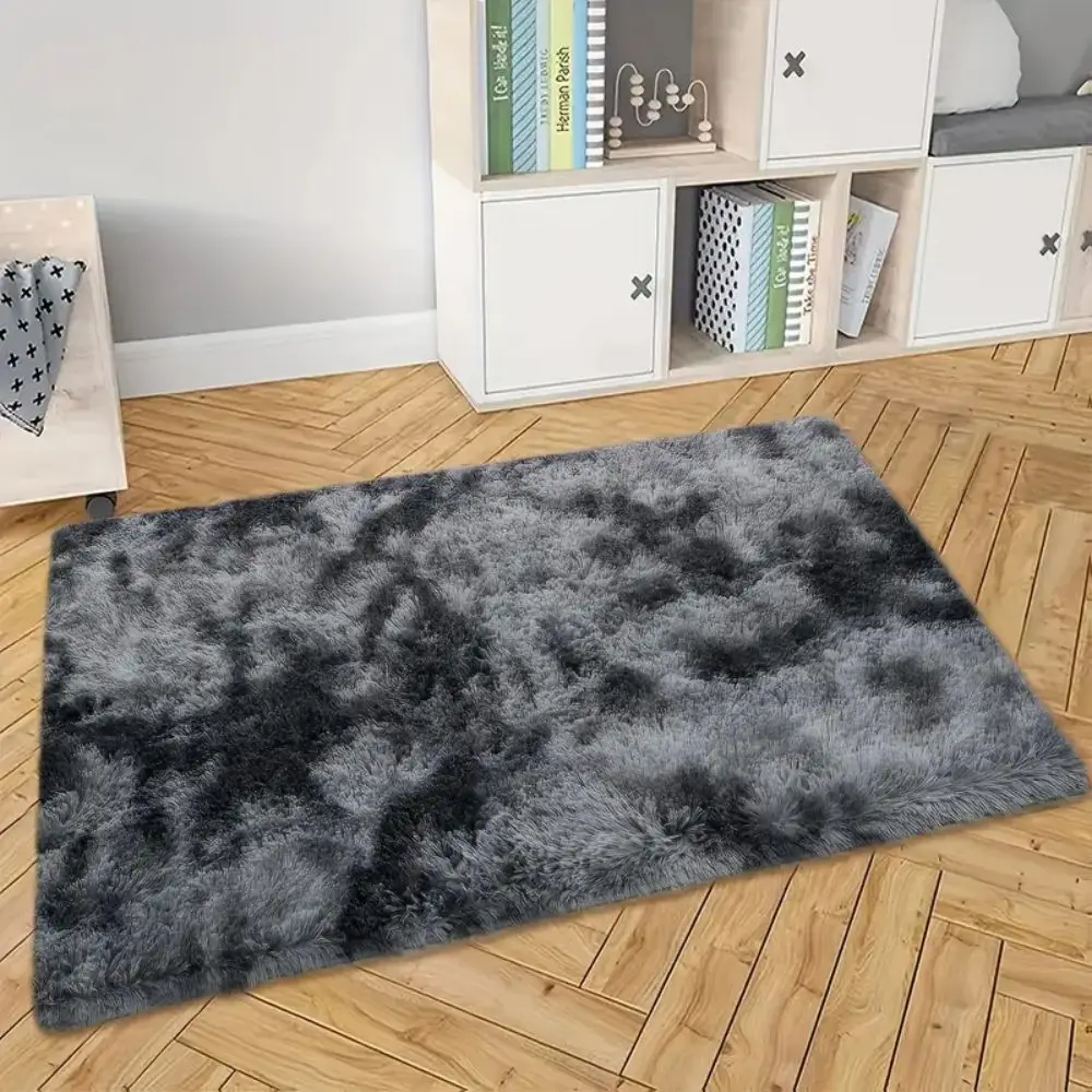 VIKAMA Tie-Dye Carpet Soft and Fluffy Area Carpet Entrance Door Mat Kitchen Living Room Bedroom Floor Mat Home Decoration