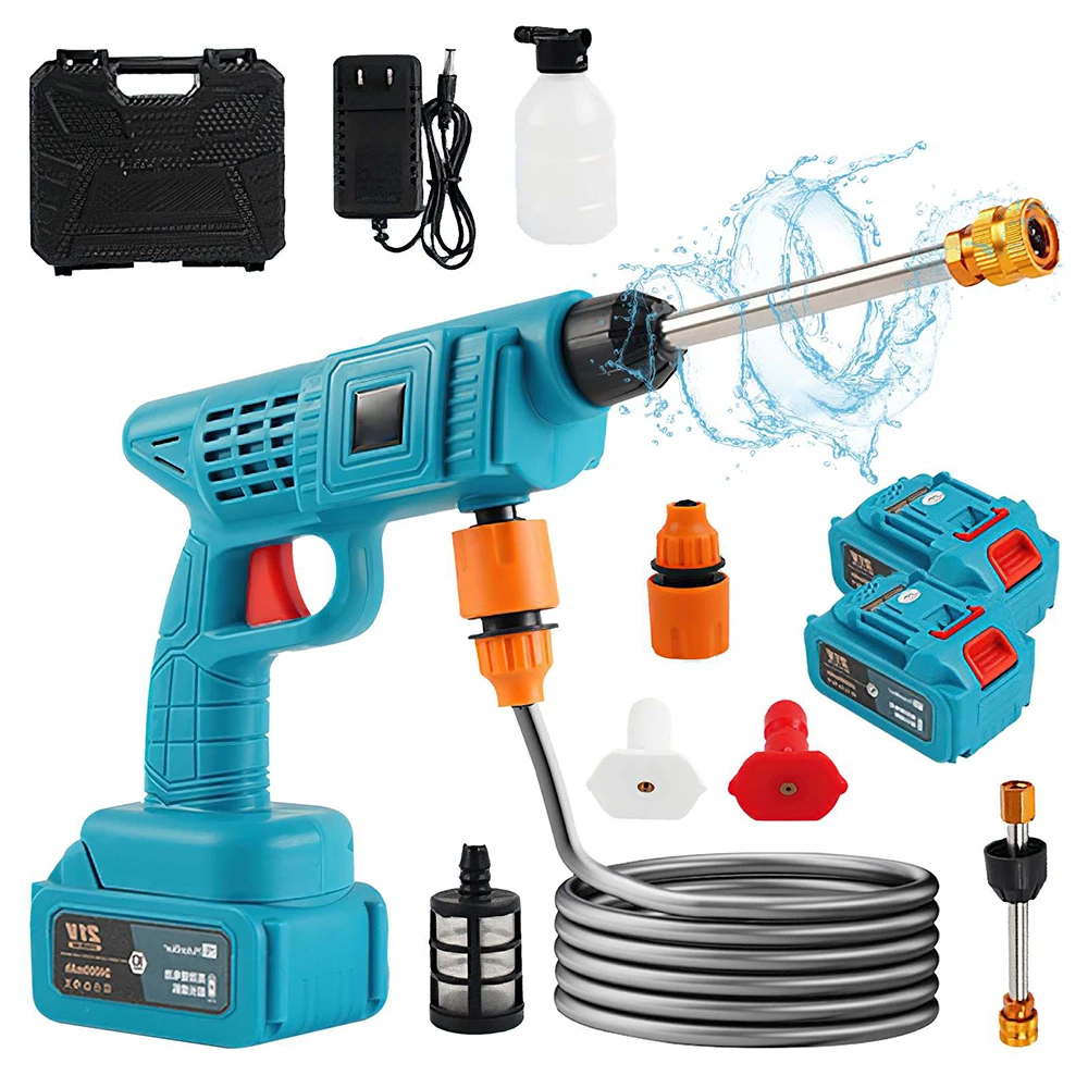 Cordless Hochdruck Waschen Waschmaschine Gun Generator Elektrische Spray Reiniger Garten Hof Waschmaschine Für Makita 18V Batterie