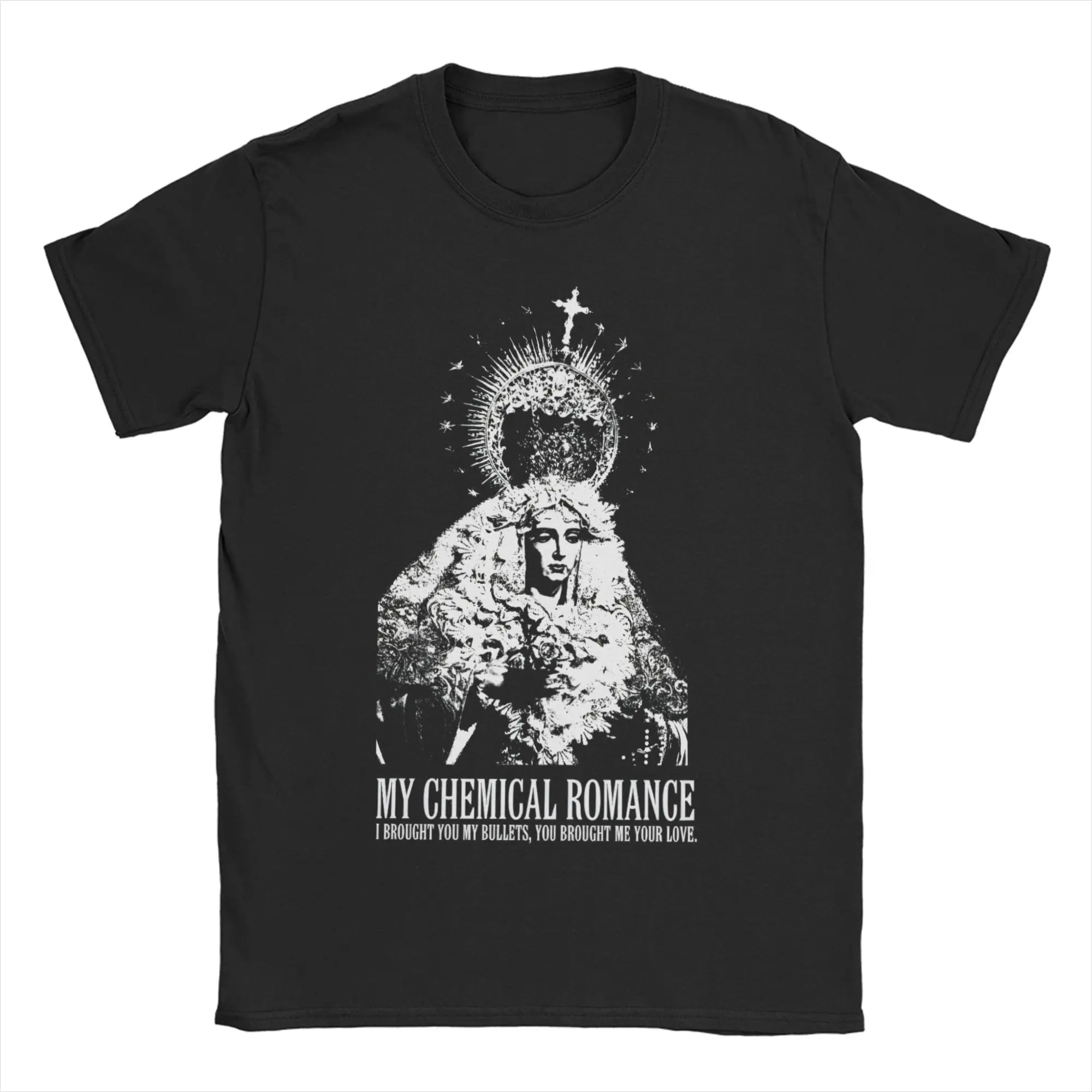 Men Women T-Shirts Mcr Band Punk Rock Novelty 100% Cotton Tee Shirt Short Sleeve My Chemical Romance T Shirts Tops Plus Size